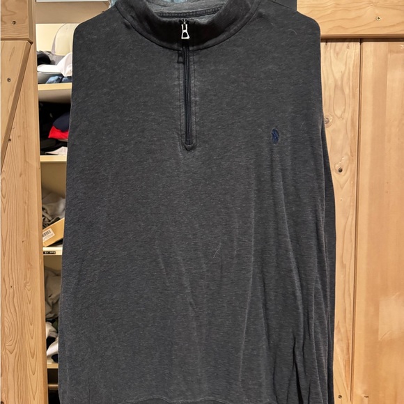 Polo Ralph Lauren Other - Polo by Ralph Lauren Charcoal Zip Pullover